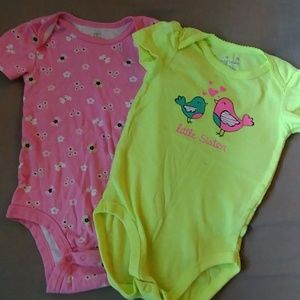 🌟$1 deals! Infant girls onesies